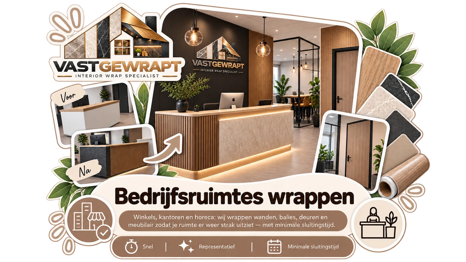 Bedrijfsruimtes wrappen