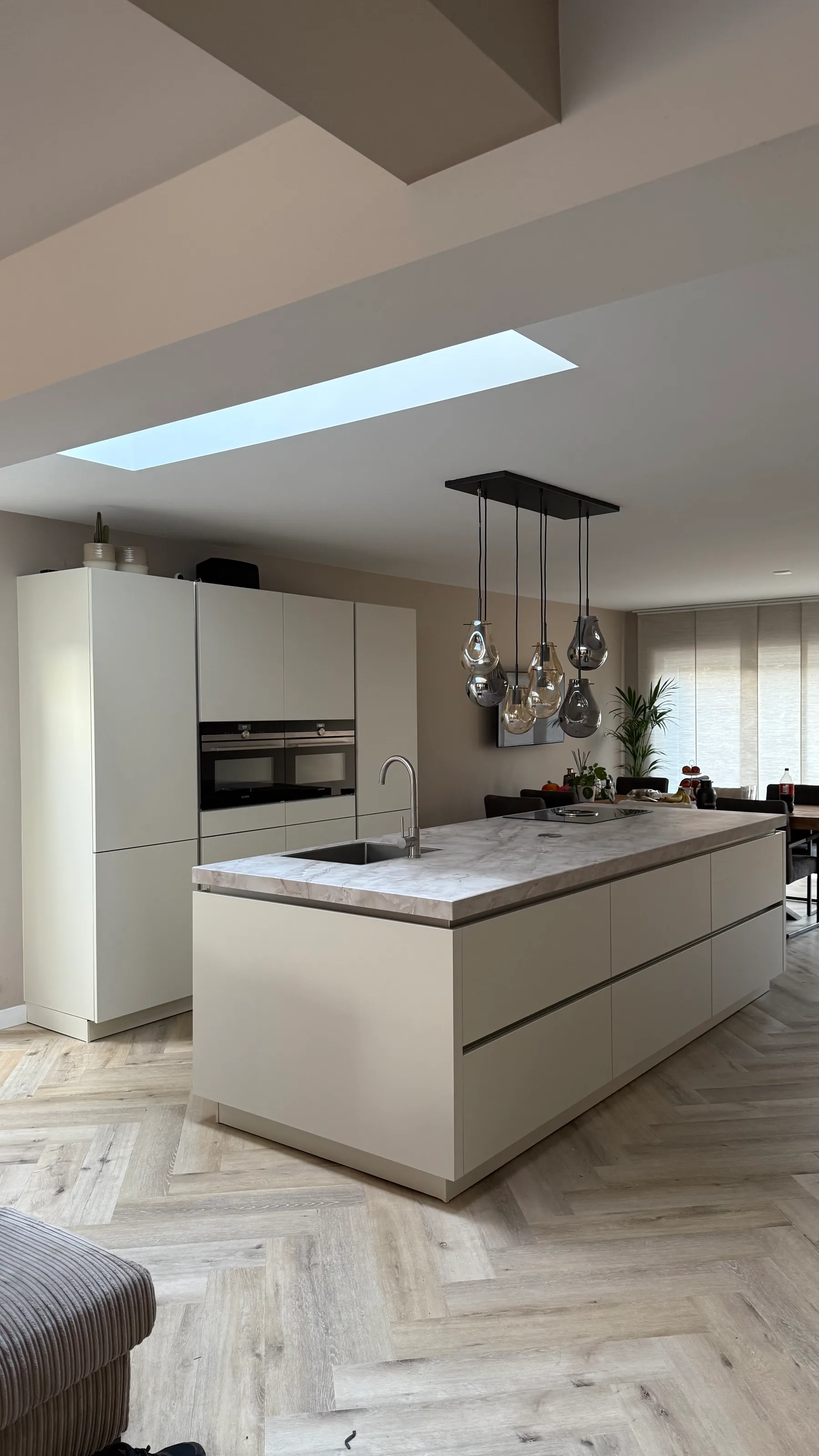 Kookeiland & keuken - luxe marmerlook